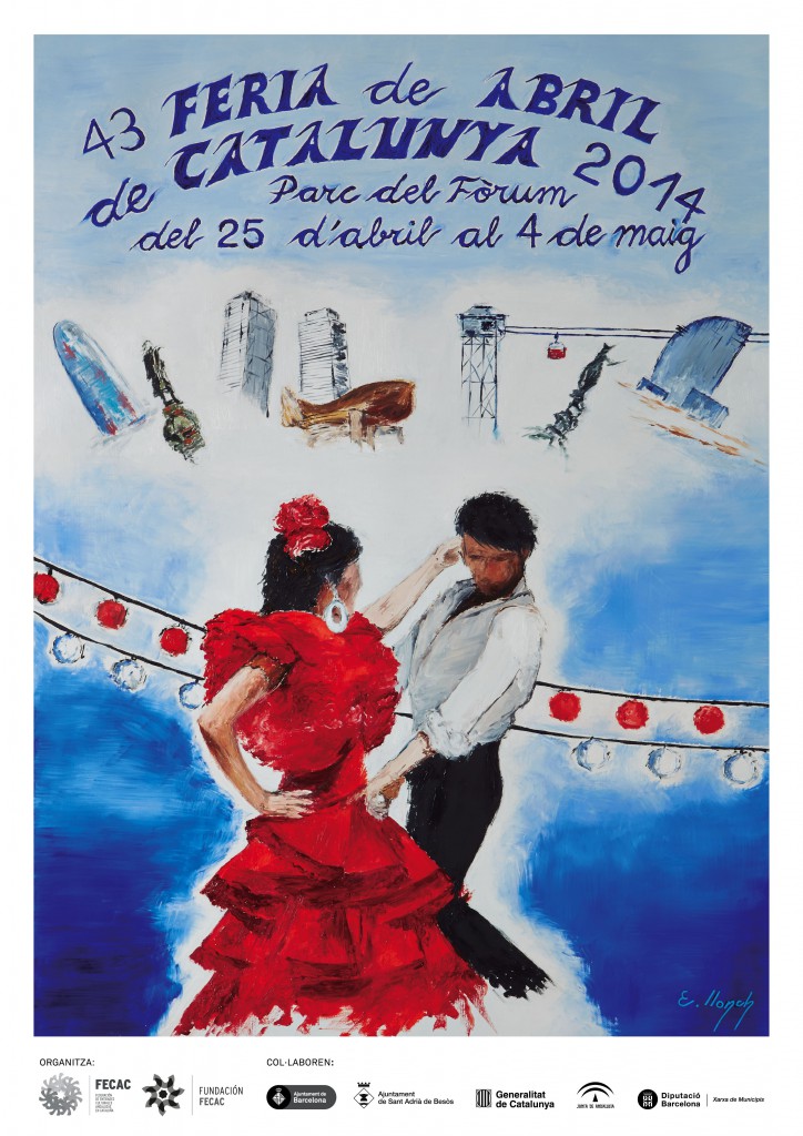 Cartell de la Feria de Abril de Catalunya 2014