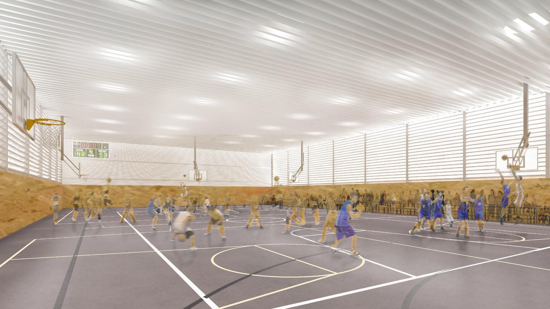 poli tres xemeneies render